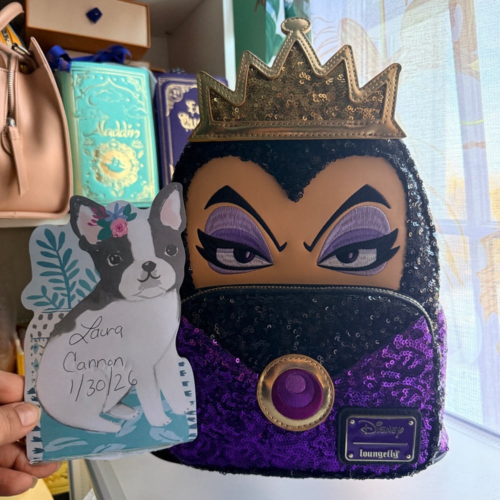Loungefly Disney Evil Queen Sequins NWT
